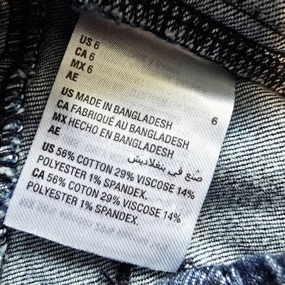 INC International Concepts Pull On Flare Jeans Womens 6 Dark Wash NWOT - Picture 7 of 8